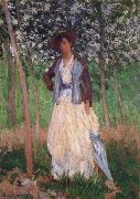 Claude Monet Taking a Walk oil painting on canvas